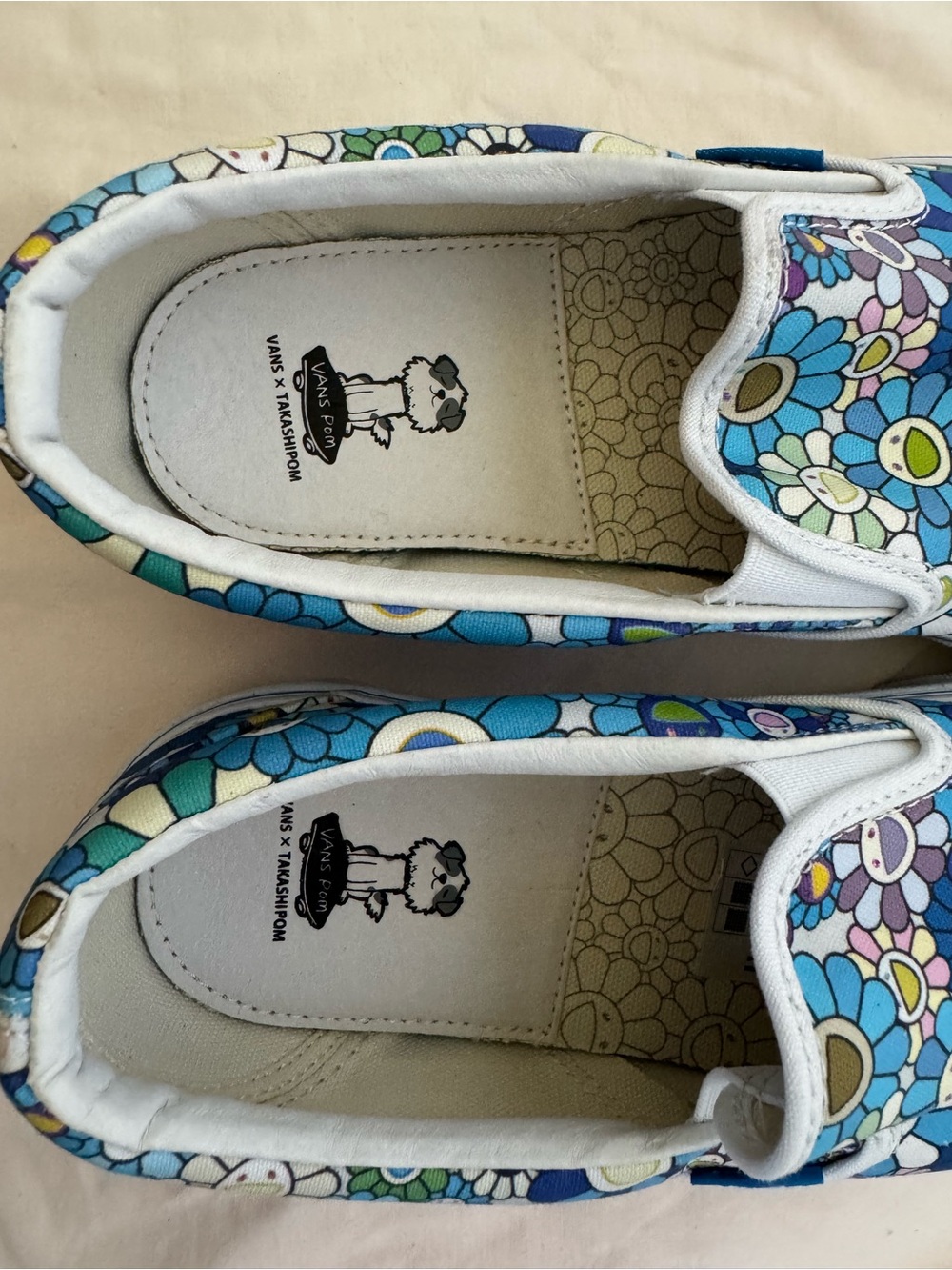 Vans Vault x Takashi Murakami Classic Slip-On LX "Blue Flower" - Picture 5 of 15